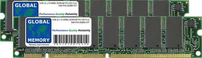 1GB (2 x 512MB) SDRAM PC100 100MHz 168-PIN DIMM MEMORY RAM KIT FOR IMAC G3 & POWERMAC G4 - Click Image to Close